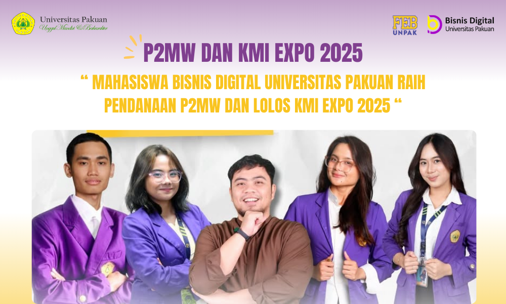 Mahasiswa Bisnis Digital Universitas Pakuan Raih Pendanaan P2MW dan Lolos KMI EXPO 2025 dengan Motoin Photobooth