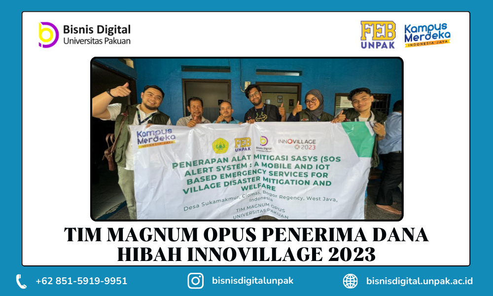 Tim Magnum Opus Penerima Dana Hibah Innovillage 2023