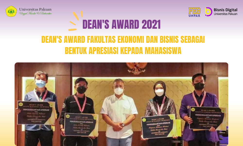 Dean's Award 2021 Fakultas Ekonomi dan Bisnis