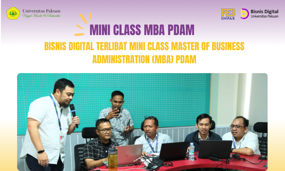 Bisnis Digital Terlibat Mini Class MBA PDAM